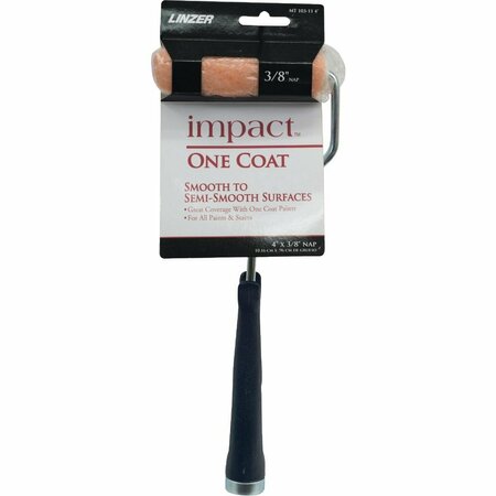 LINZER Linzer Impact 4 In. Knit Paint Roller Cover & 11 In. Frame MT 103-11 0400